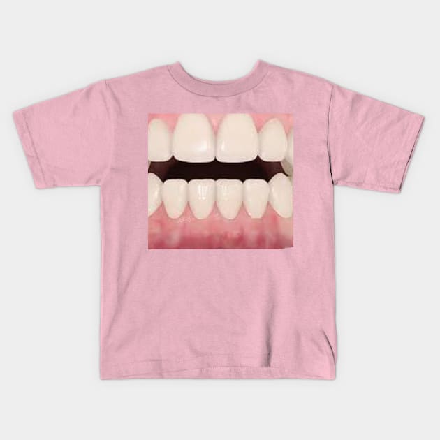 funny smile Kids T-Shirt by elmouden123